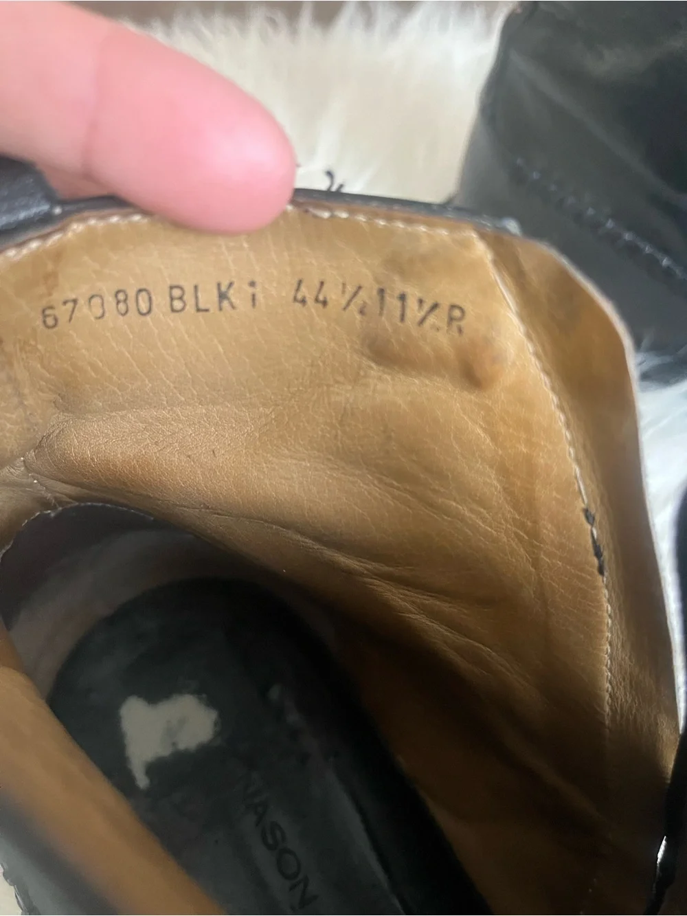 Mark Nason Black Leather Chukka Boots with Side Zip
